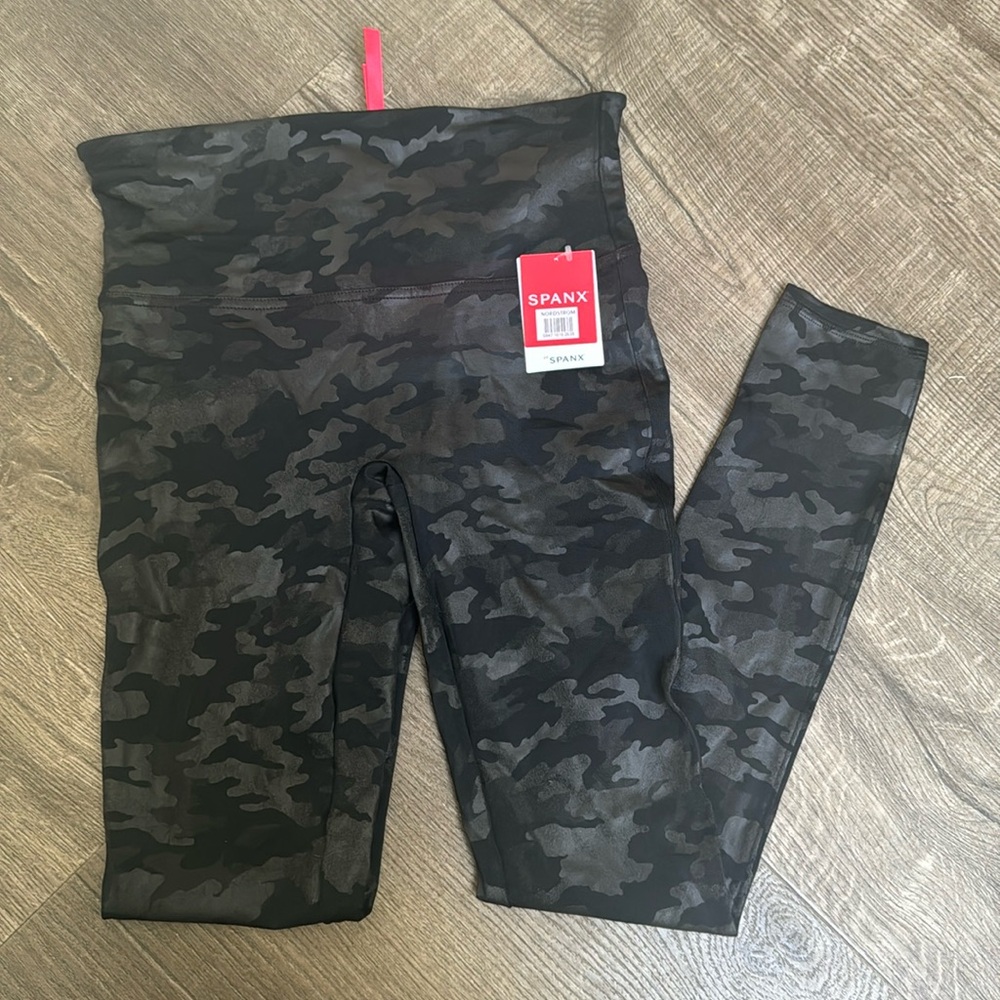 Spanx camo leggings